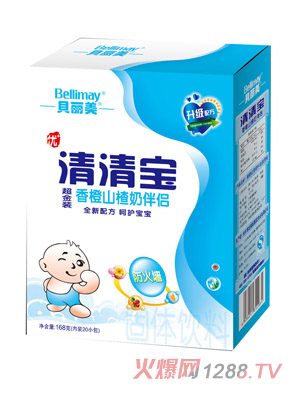 貝麗美香橙山楂奶伴侶清清寶