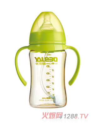 優(yōu)樂寶PPSU寬口徑有柄自動(dòng)奶瓶240ML(Y)