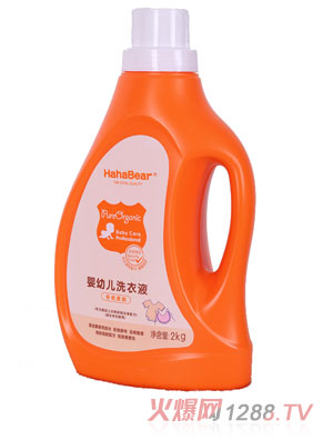 哈哈熊洗衣液2L裝