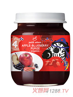 小馬斑斑蘋果藍莓天然果泥