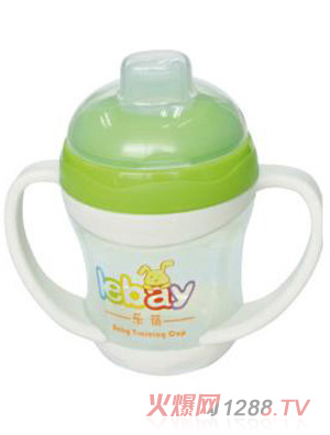 陽光兔嬰兒軟嘴訓練杯180ML綠色