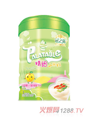 冠之藍胡蘿卜多維配方精細(xì)小米粉1段