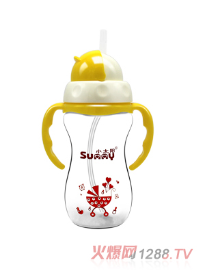 小太陽(yáng)嬰兒防漏訓(xùn)練水杯270ML