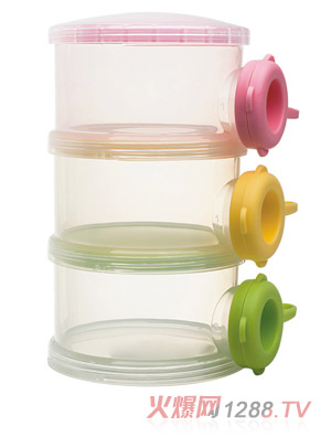 小孩國獨(dú)立帶蓋奶粉盒