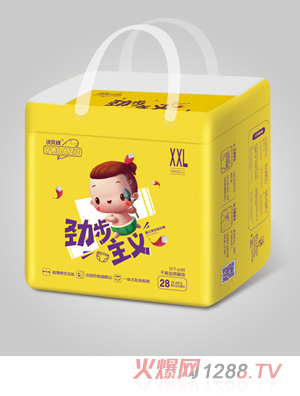 優(yōu)貝族勁步主義嬰兒學步成長褲XXL