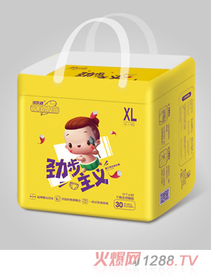 優(yōu)貝族勁步主義嬰兒學步成長褲XL