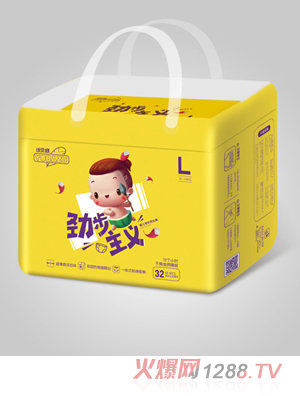 優(yōu)貝族勁步主義嬰兒學步成長褲L