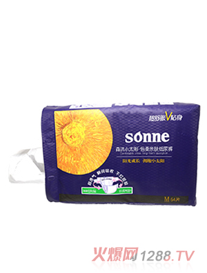 小太陽(yáng)超薄倍柔親膚紙尿褲M(mǎn)64