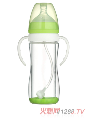 向太陽(yáng)奶瓶無(wú)圖案綠色