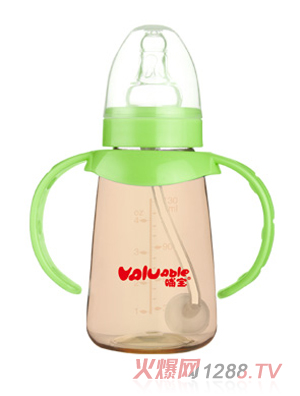 哺寶嬰兒感溫防摔玻璃奶瓶