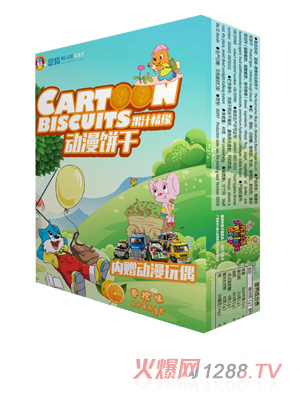 藍(lán)貓迷語版動漫玩具餅干--香橙味