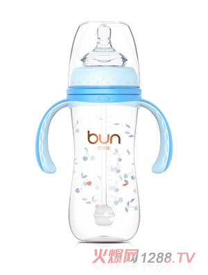 貝優(yōu)能纖巧型帶柄自動(dòng)寬口PP奶瓶240ml