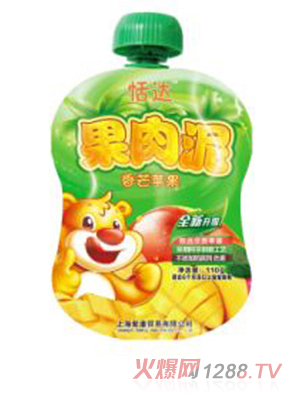 恬達果肉泥-香芒蘋果