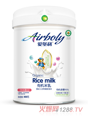 愛堡利DHA淮山有機(jī)米乳