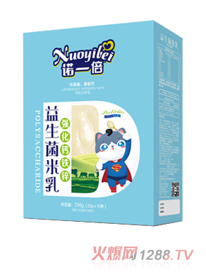 諾一倍益生菌米乳-強(qiáng)化鈣鐵鋅 盒裝