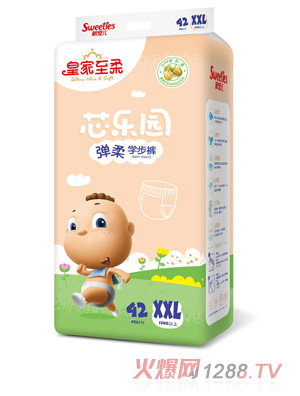 皇家至柔芯樂(lè)園彈柔學(xué)步褲XXL42