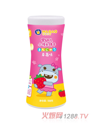 媽寶王國小饅頭餅干 草莓味