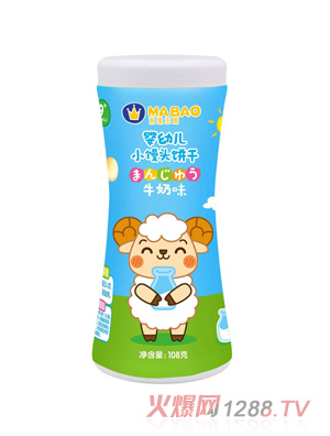 媽寶王國小饅頭餅干 牛奶味