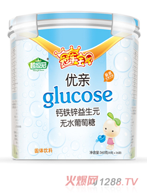 超級(jí)冠優(yōu)親鈣鐵鋅益生元無(wú)水葡萄糖 樂(lè)扣裝