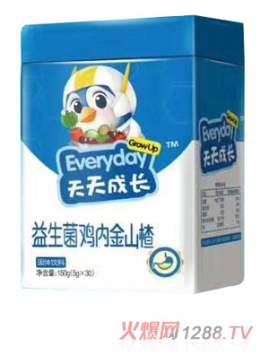 綠健園天天成長益生菌雞內金山楂固體飲料