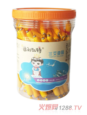 迪利凱特三文魚(yú)腸200g