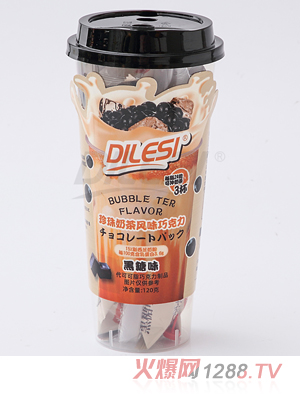 迪樂斯珍珠奶茶風味巧克力杯裝 黑糖味