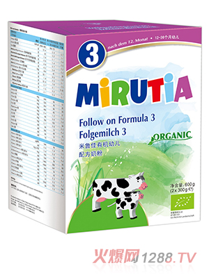 米魯佳幼兒有機(jī)配方奶粉3段