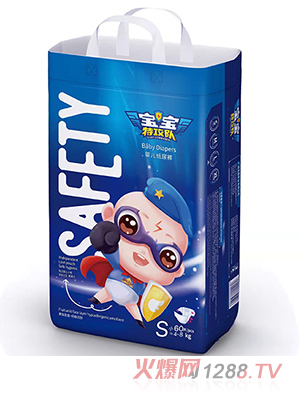 寶寶特攻隊嬰兒紙尿褲S60片