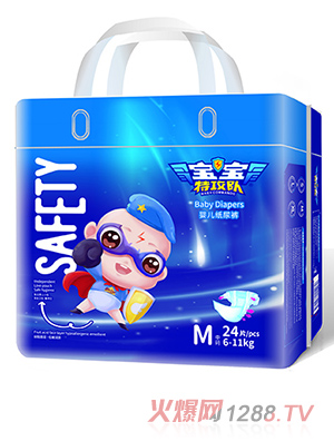 寶寶特攻隊嬰兒紙尿褲M24片