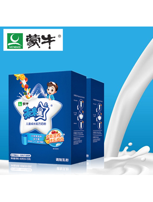 蒙牛未來(lái)星4段兒童成長(zhǎng)配方牛奶粉400g盒青少年學(xué)生含鈣益生元奶粉