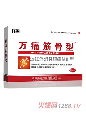托恩萬通筋骨型遠(yuǎn)紅外消炎鎮(zhèn)痛貼