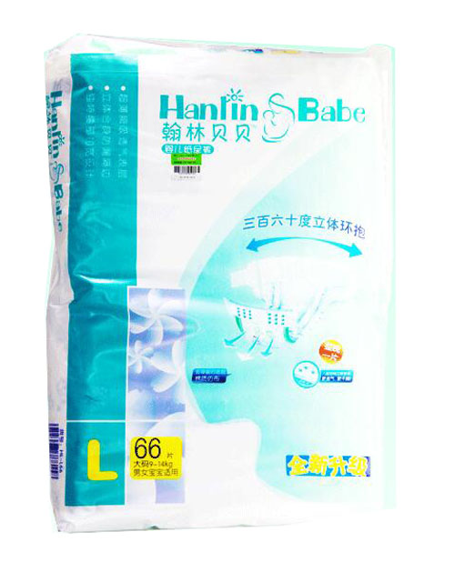 翰林貝貝大包裝尿褲L碼66片