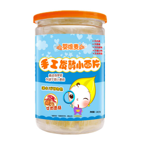 嬰維麥?zhǔn)止ぐl(fā)酵小面片牛肉香菇