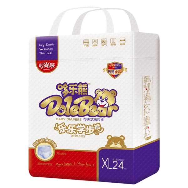 哆樂(lè)熊樂(lè)樂(lè)學(xué)步褲XL碼24片