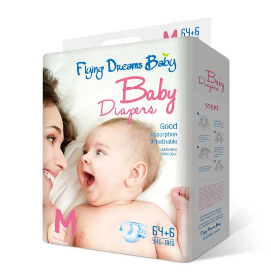 菲夢寶紙尿褲人物圖案M碼