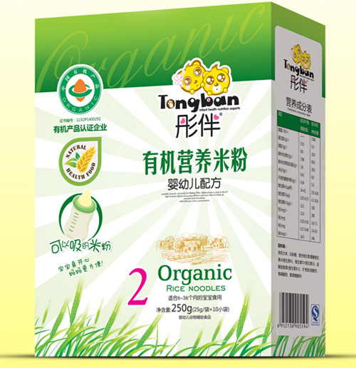 彤伴嬰幼兒有機米粉盒裝2段