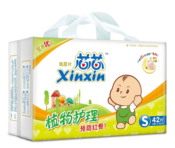 芯芯植物護理紙尿片S42片