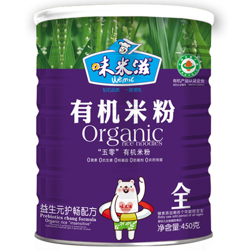 味米滋益生元護(hù)暢有機(jī)米粉全段