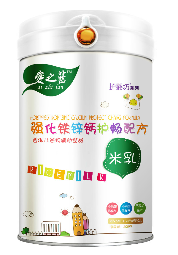 愛(ài)之藍(lán)強(qiáng)化鐵鋅鈣護(hù)暢配方米乳