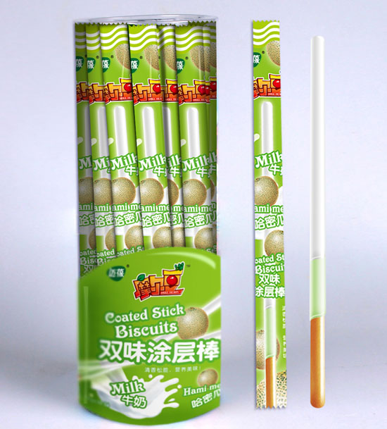 邁葆摩爾豆牛奶哈密瓜雙味涂層棒