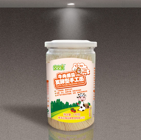 空空麥牛肉番茄發(fā)酵型手工面