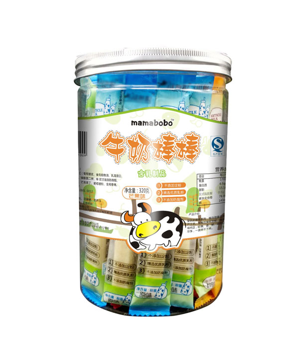 mamabobo牛奶棒棒香橙味