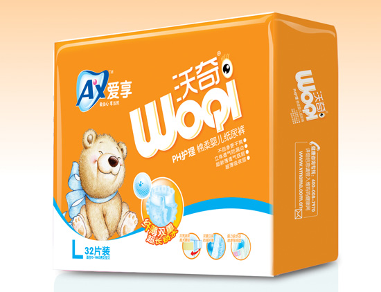 愛(ài)享沃奇紙尿褲L碼