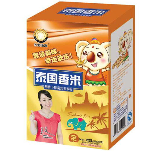 牧野漁趣胡蘿卜果蔬營養(yǎng)米粉盒裝