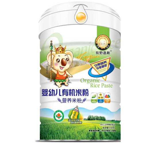 牧野漁趣嬰幼兒有機(jī)米粉聽(tīng)裝