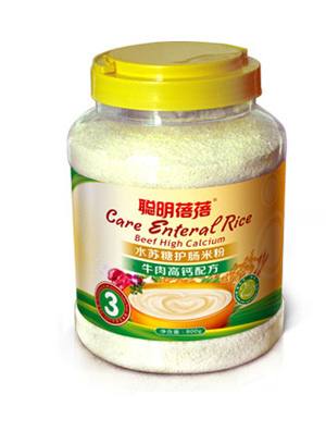 聰明蓓蓓牛肉高鈣配方護(hù)腸米粉